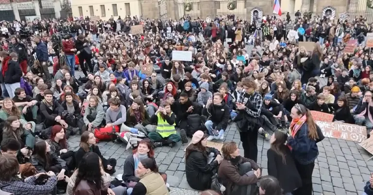 চেক প্রজাতন্ত্রে বিক্ষোভ